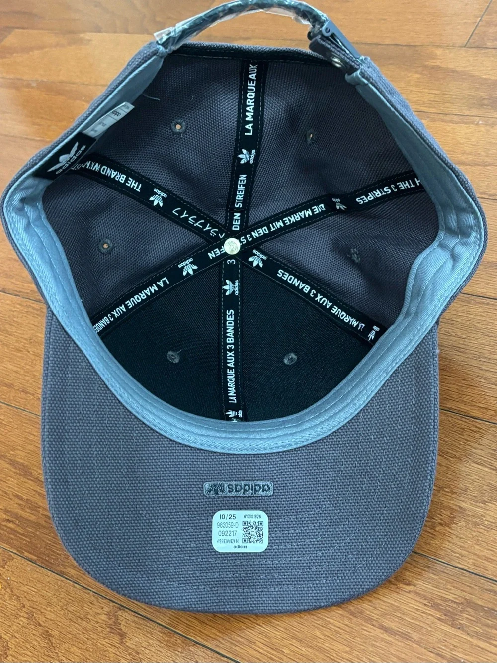 Adidas Men’s Modern Canvas Structure SnapBack Hat Grey Strata/Black